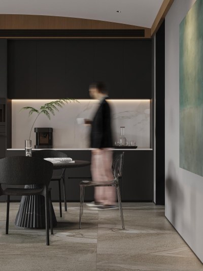 现代家居餐厅3D模型下载